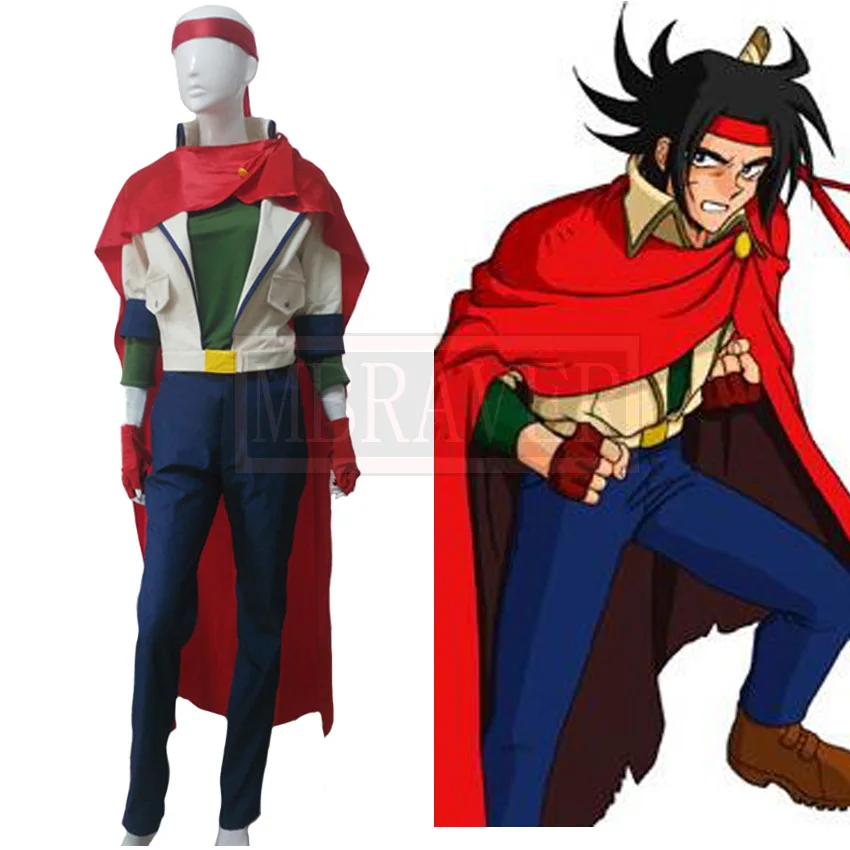 Mobile Fighter G Gundam King Of Heart Domon Kasshu Cosplay Costume Halloween Uniform Full Set Customized Any Size