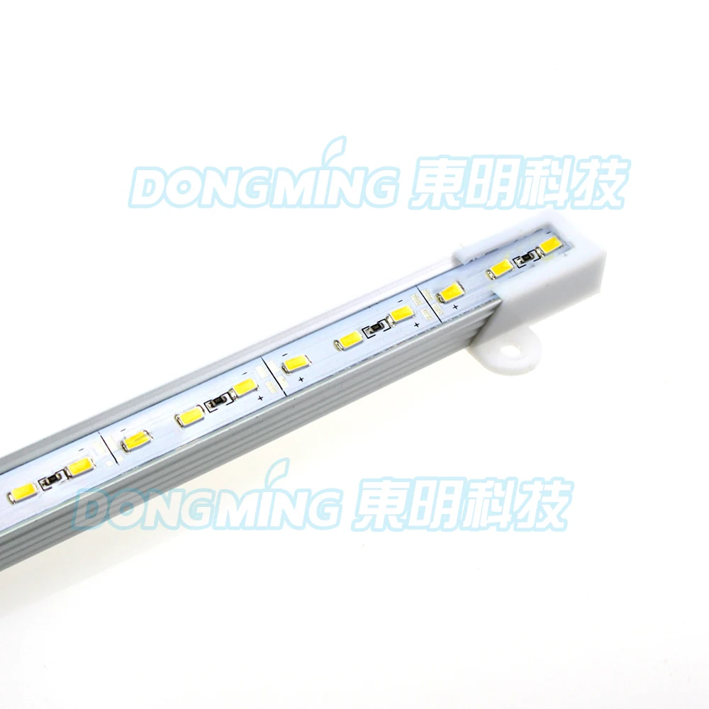 Imagem -02 - Smd m 72 Levou Gabinete Barra de Luz da Liga de Alumínio Perfil 12 v Duro Luces Led Strip Bar Luzes da Cozinha Interior Dc12v Peças Lote 5630