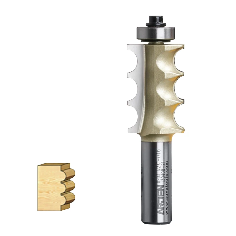 

Woodworking Triple Bead Arden Router Bit - 1/2*7/8 - 22.2mm " Shank - Arden A0903158