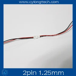 10 x micro jst 1.25 2 핀 male, female 커넥터 플러그 w/. wire.2pin 1.25mm