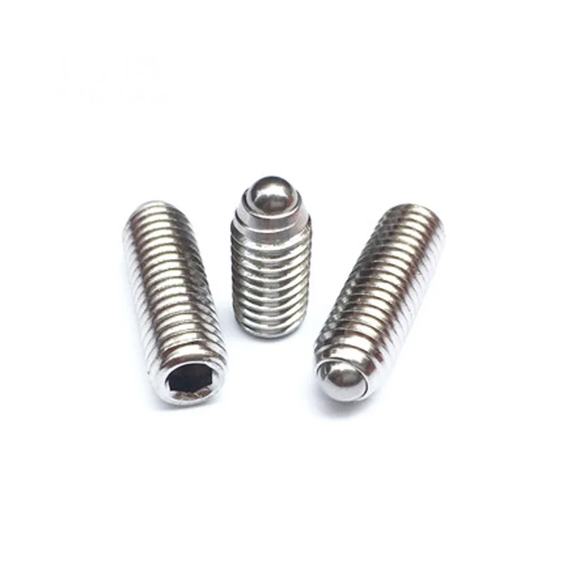 4pcs M3 wave ball screw head plunger positioning bead ball top wire nail Stainless steel 5mm-25mm length