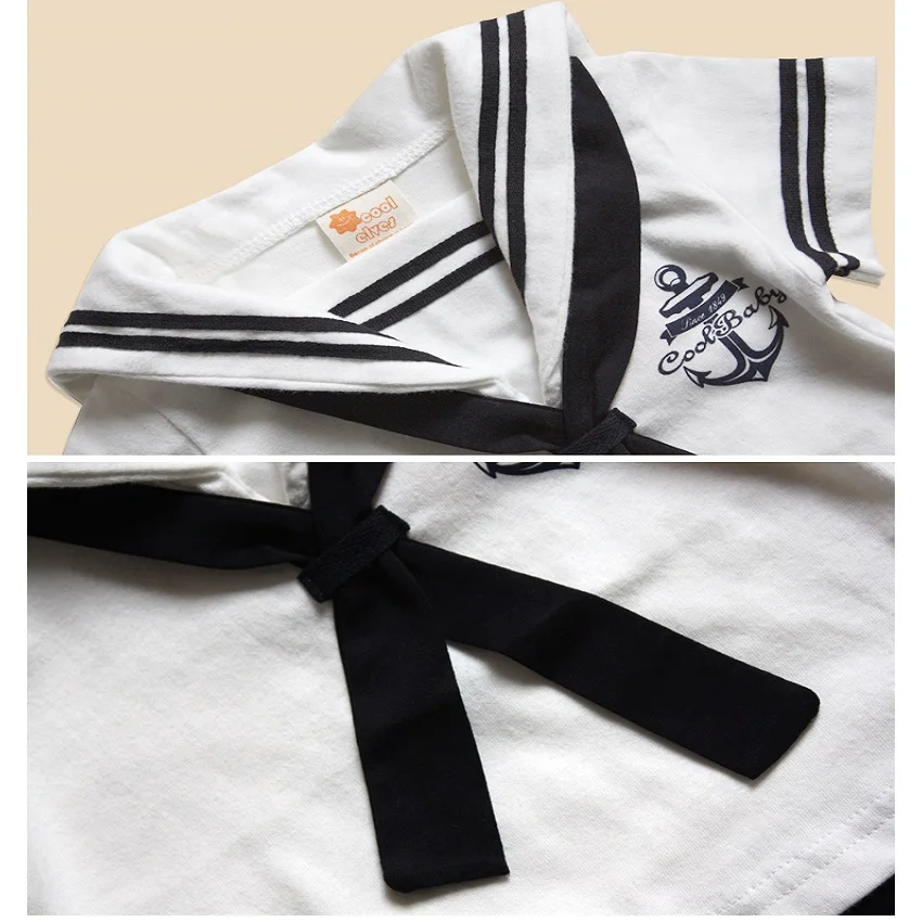 Marinha Marinheiro Macacão do bebê meninos, Roupas recém-nascidas, Macacões meninos do bebê, Shortall 100% Algodão, Costume Seaman, Roupas para