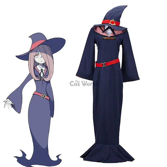 

Little Witch Academia Sucy Mambavaran Dress Uniform Outfit Anime Halloween Hallowmas Cosplay Costumes