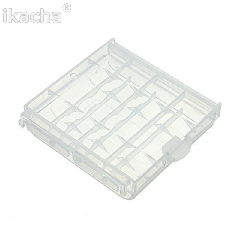 2pcs New Hard Plastic full Case Cover Holder AA / AAA Battery Storage Box Container Bag Case Organizer Box Case