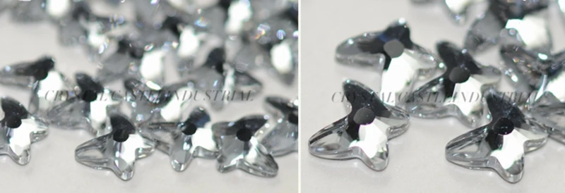 Kristall Burg Hotfix Kristall 5A Beste Strass Flatback Steentjes Perlen Strass Hot Fix Klar Weiß AB Strass Für Kleidung – Detail 9