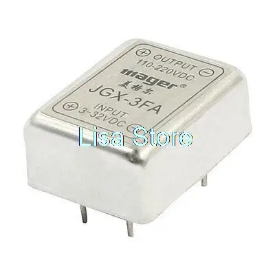 JGX-3FA 4 Pin DC-DC PCB Board Solid State Relay DC 3-32V to 110-220V