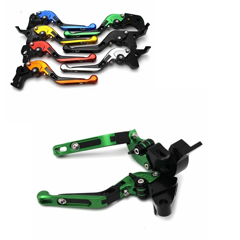 

Adjustable Brake Clutch Levers Folding Extendable for Kawasaki ZX-6R/9R ZX6R W800 NINJA VERSYS GPZ500S ZR750 ZXR400 ER-5 Z750S