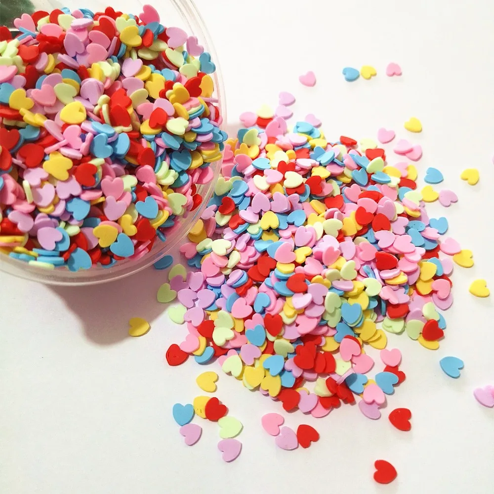 50g DIY Polymer Clay Fake Candy Sweets Sugar Sprinkle Decor Fake Cake Dessert Simulation Food Dollhouse Miniature