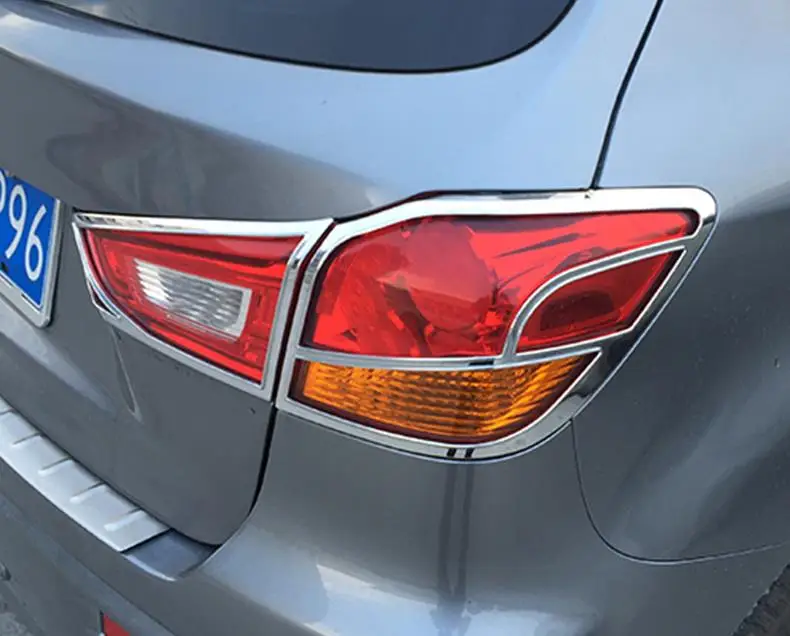 ABS Chrome Rear headlight Lamp Cover for 2011-2016  ASX Car styling
