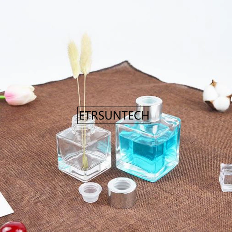 50ml Fragrance Essential Oil Glass Bottle Empty Perfume Container Home Wedding Decoration Refillable Perfume Bottle F1803