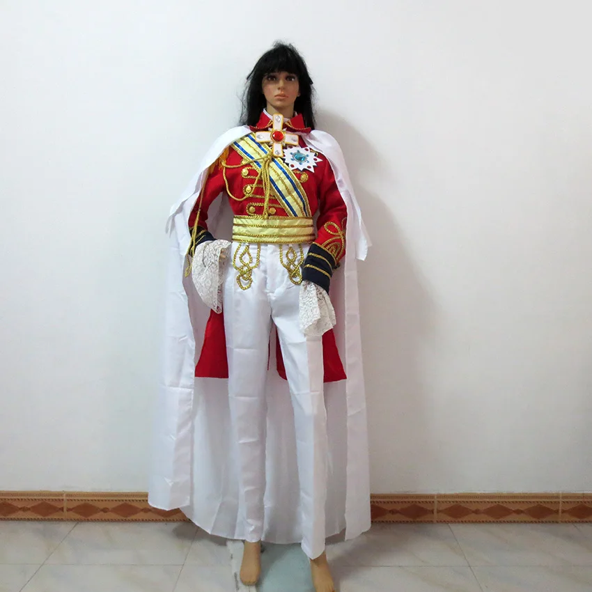 Versailles hoa hồng (Lady Oscar) Oscar Guard Đồng Phục Đội Red Cosplay Trang Phục Tùy Chỉnh Bất Kỳ Kích Thước