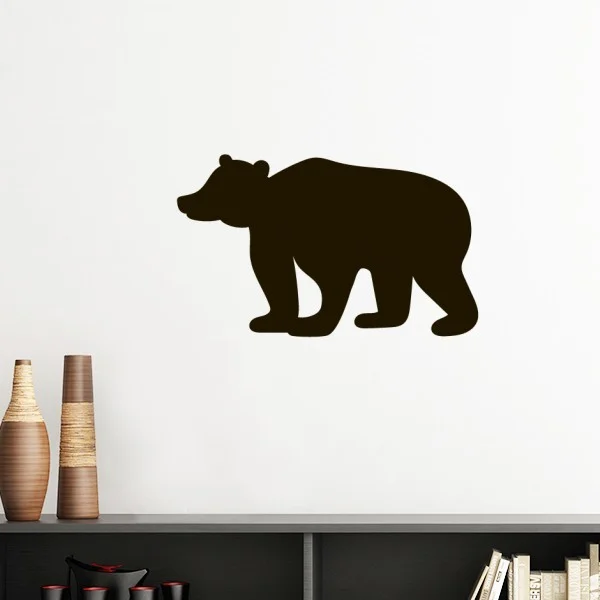 

Black Bear Cute Animal Portrayal Removable Wall Sticker Art Decals Mural DIY Wallpaper for Room Decal