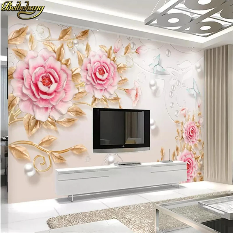 

beibehang seamless 3d TV backdrop mural wallpapers for living room entrance hallway personalized photo wallpaper for wall paper