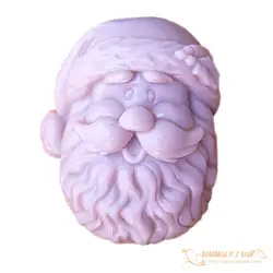 Father Christmas Santa Claus Silicone Soap mold Handmade 3d silicone mould DIY Craft molds S153