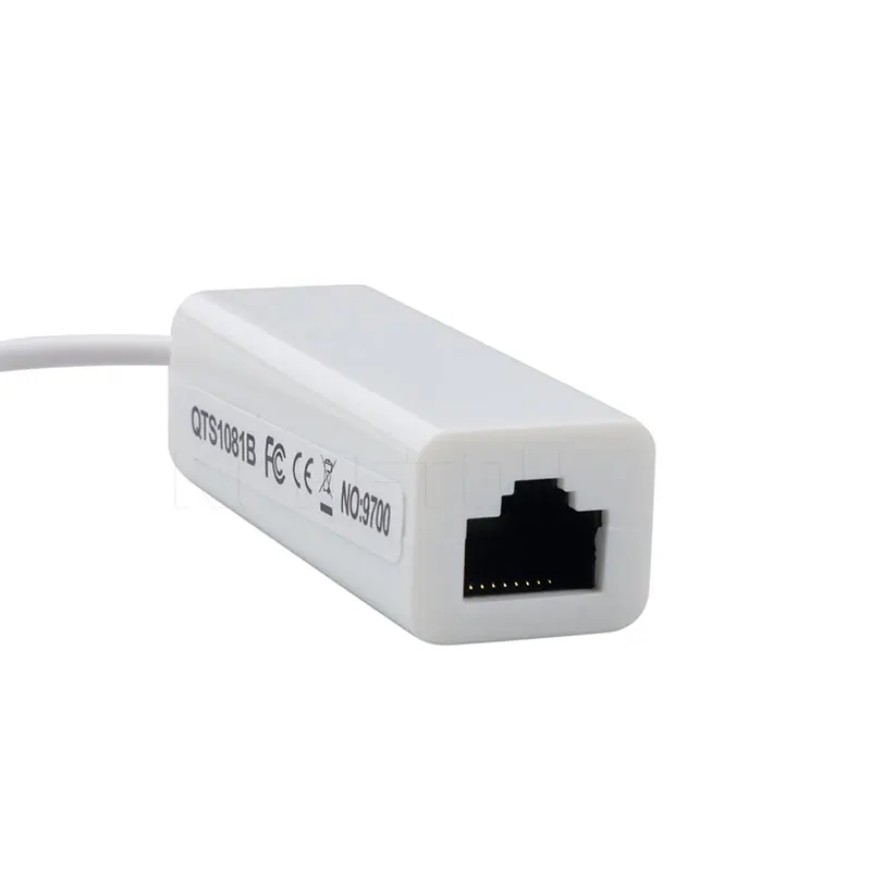 kebidu 15CM Micro USB 2.0 Male To RJ-45 Female 5-Pin 10Mbps Ethernet LAN Network Card Adapter For Windows XP 7 8 PC Linux