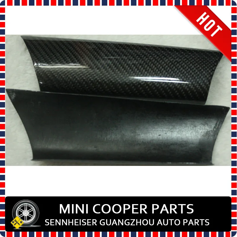 Brand New Carbon Fiber Material Interior Door Handle Cover For mini cooper  R55 R56 R57 R58 R59(2 Pcs/Set)