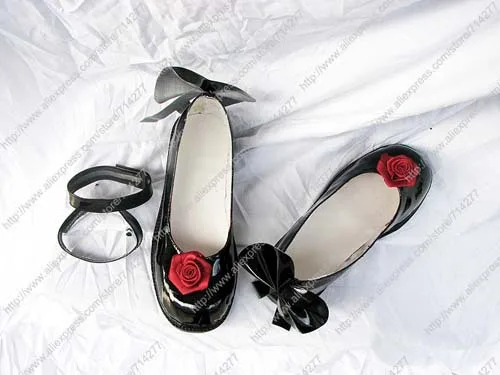 Free shipping cheap custom Shinku Shoes from Rozen Maiden Cosplay Halloween