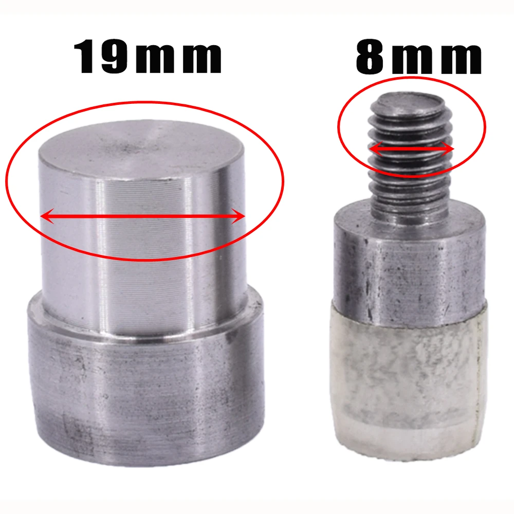 Cap Rivet Mould Tool For Manual Hand Press Machine Double Face Mould Is Available 4mm-15mm Metal Round Rivet Installation Tool