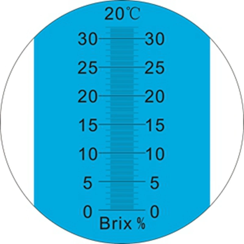 Brix Refractometer 0~32% RHB-32 ATC Optical Sugar Food Beverages ATC Content Meter Fruits Saccharimeter Measuring Tool