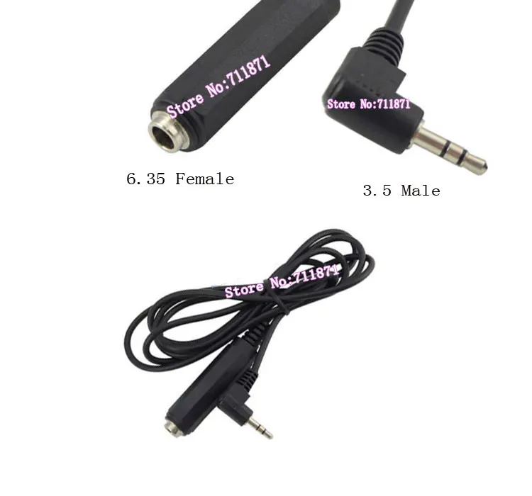 90 stopni w prawo kąt 3.5 mężczyzna do 6.35 kobieta Stereo Audio kabel przedłużający 20 cm/0.2 M długość 6.35mm kobiet 3.5mm męski linii Audio