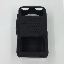 Silicone Rubber BAOFENG UV-5R Case Cover For Two Way Radio Baofeng UV 5R bumper UV-5RE plus Walkie Talkie Parts uv5r Accessories