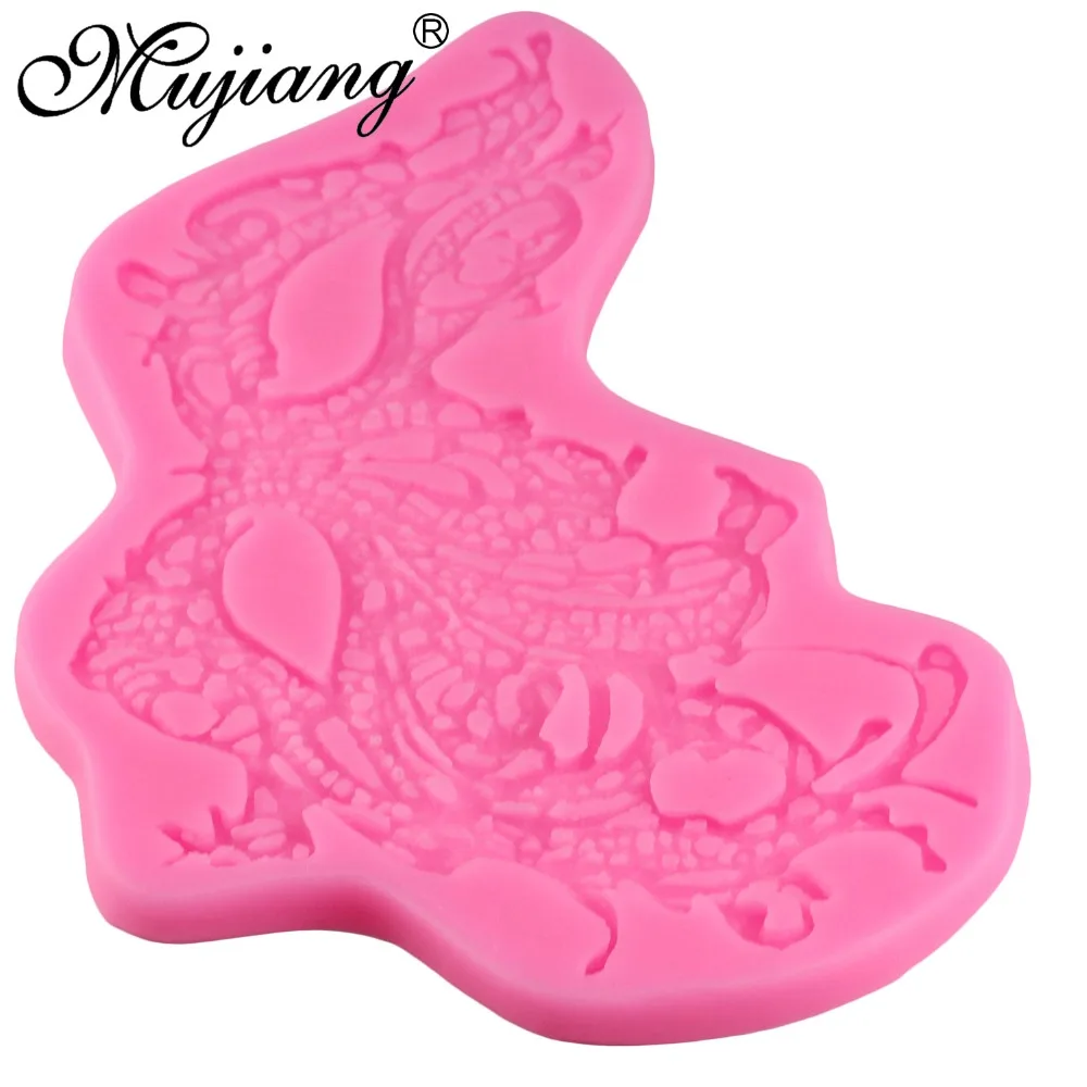 Mujiang DIY Party Dance Mask Silicone Molds Dry Pace Fondant Cake Decorating Tool Sugar Paste Candy Chocolate Polymer Clay Mould