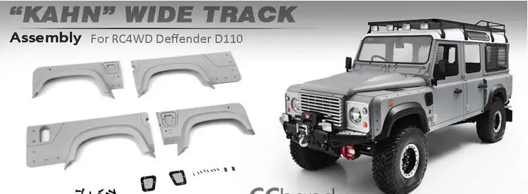 CChand カーンワイドトラック用 1/10 RC RC4WD ランドローバー