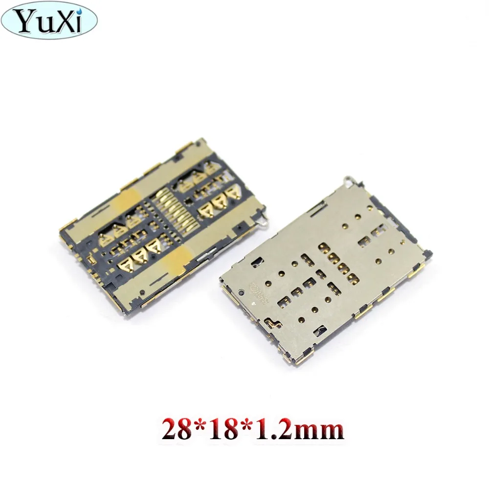 YuXi SIM Card Socket Slot Reader Holder For Huawei Ascend Honor 7 7i 5X V8 Y6 Pro Mate S For ZTE A2015 Axon S291 S521Grand S II