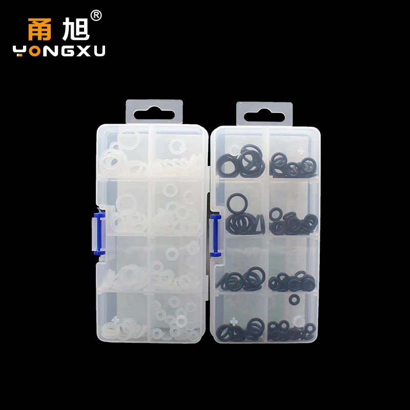 Screw M3 M4 M5 M6 M7 M8 M9 M10 White Silicon NBR O rings Rubber Seal Screw O Ring Silicone Washer Gasket Ring  Assortment Set