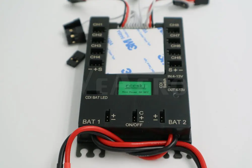 

Mini Servo Section board Power Box for gas plane with 20A UBEC