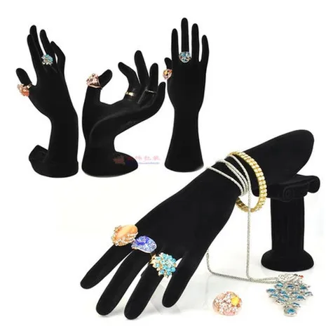 Free Shipping!!Fashionable Plastic Velvet Hand Mannequin Velvet Folding Hot Sale Best Value