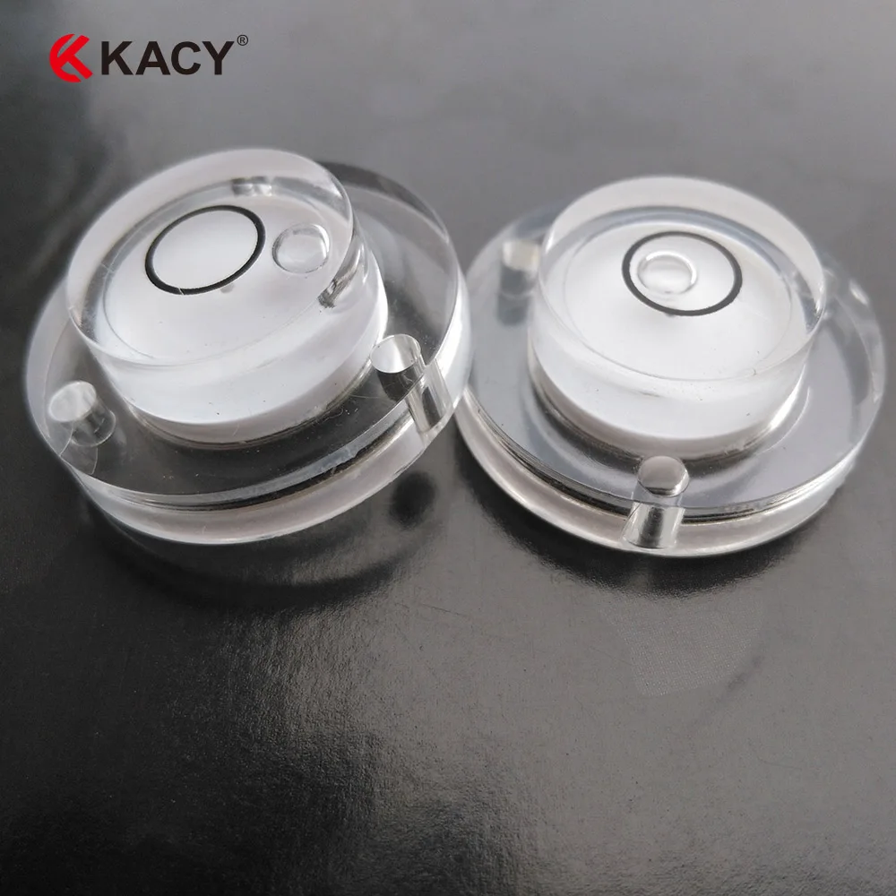 KACY 2 pz/lotto Livello di Spirito Bolla Rotondi del Cerchio Circolare con Fori di Montaggio Rv Camper