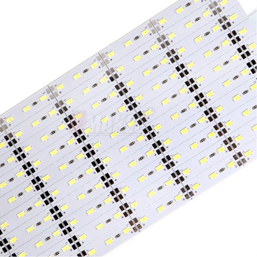 100pcs 99CM 72leds 5730 LED Hard Rigid Strip High Brightness DC12V LED Bar Light For Kitchen Under Cabinet Showcase