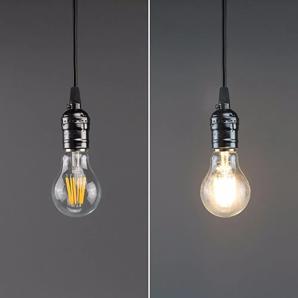 E27 Led filament bulb clear grass edison  2W 4W 6W 8W A60 G60 Light bulbs indoor home living room table 220V halogen bulb