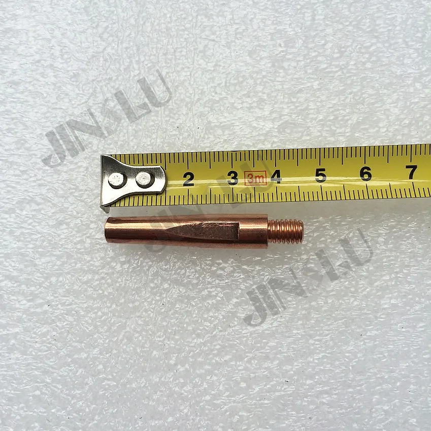 M6x45mm Contact Tip 20PCS  Type MIG MAG Welding Torch Consumables P200 P350 P500 MIG-200 MIG-350 MIG-500