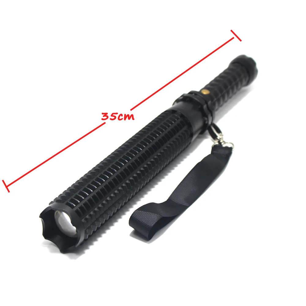 2000 lumens Q5 Telescopic baton LED Flashlight Zoom long shots self defense Security Patrol 18650 Led rechargeable flashlights