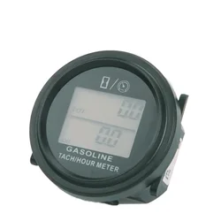 Large LCD Backlight Hour Meter Tachometer For Gas Engine 2/4 Stroke Engine Digital Spark Plugs Motorcycle HM005L