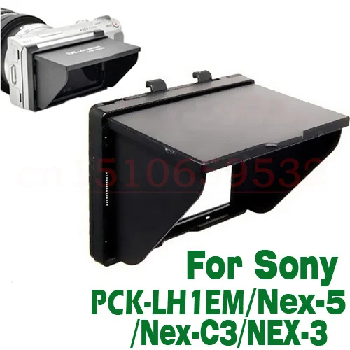 LCD Pop-Up Screen Hood Cover Protector for Alpha NEX-5 NEX-3 NEX-C3 With Tracking number