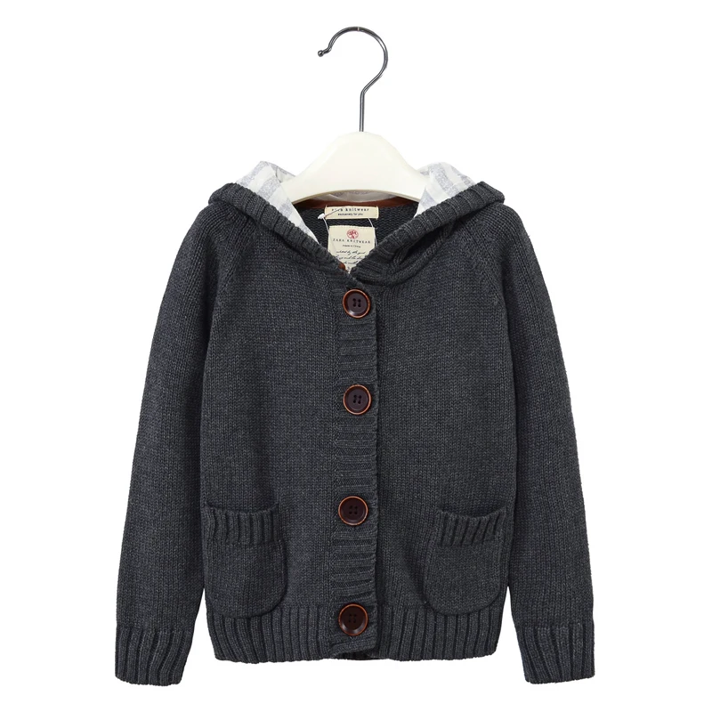 

MamaLove Autumn/Winter Long Sleeve Boys Sweater for Boy Cardigan Childrens Sweater Thermal 2-9years Warm Outerwear Boys Clothing