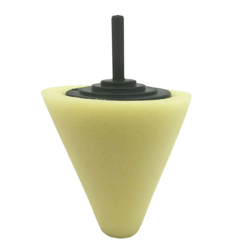 1Pc Car Polishing Pad Sponge Cone Shaped Polishing Pad for Car Wheel Power Drill Tool Car Polishing Sponge Buffer