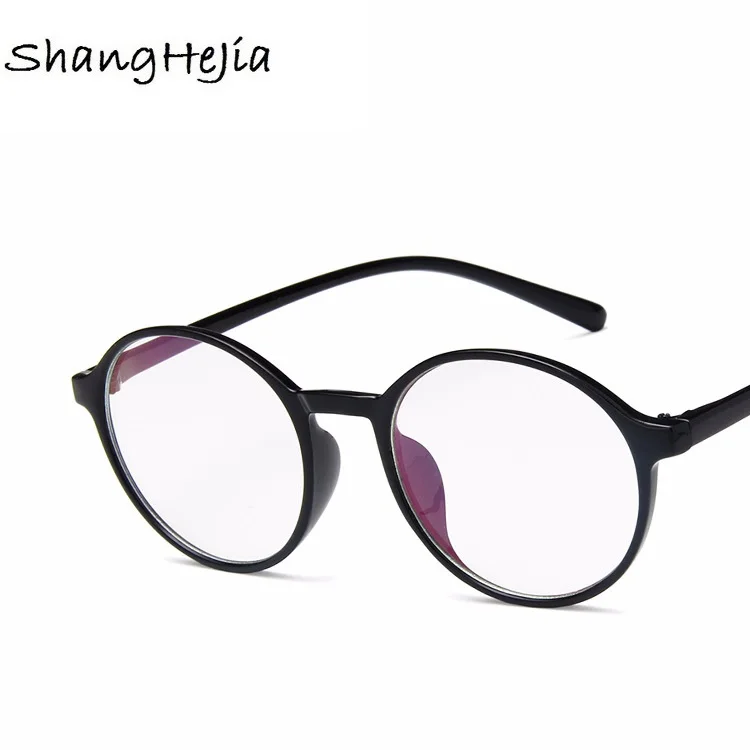 NEW Fashion Women Glasses Frame Men Eyeglasses Frame Vintage Round Clear Lens Glasses Optical Spectacle Frame Transparent