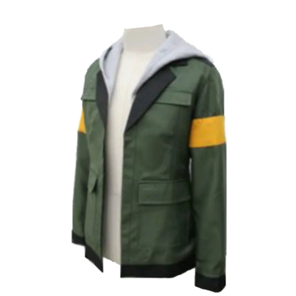 

2020 Voltron Legendary Defender Lance Cosplay Costume Lance Hood Jacket For Halloween Carnival Top Coat Custom Made