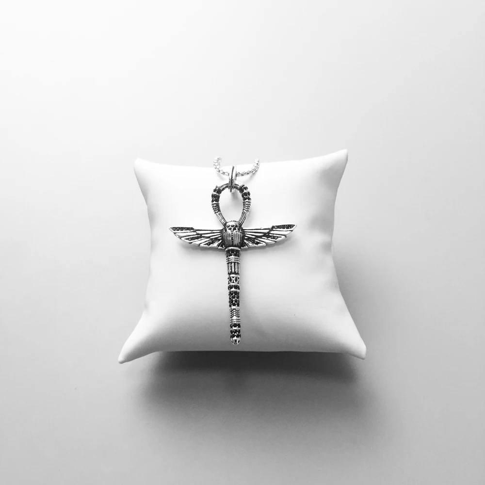 Pendant Pharaoh Scarab Skull Cross,New Ethnic Fashion Fine Jewelry Vintage 925 Sterling Silver Gift For Wen Women Fit Necklace