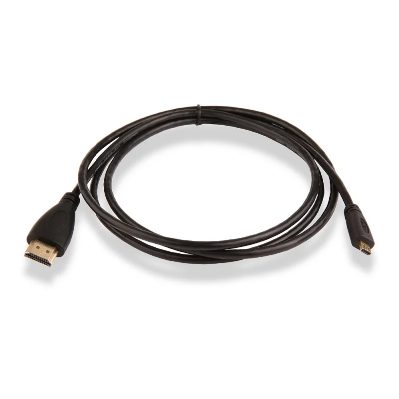 Imagem -04 - Cabo Micro Hdmi 100p 1080p Alta Velocidade Pés 15ft 6ft 1m 2m 3m V1.4 Macho para Macho para Hdtv Ps3 Xbox 3d Lcd