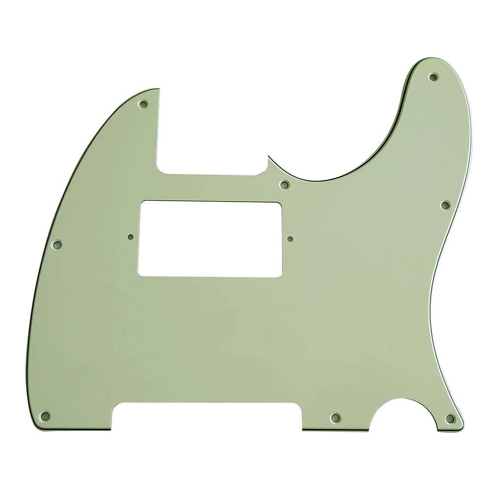 Pleroo Custom Guitar Parts - For US Standard 8 Screw Holes Tele Telecaster With PAF Humbucker Guitar Pickguard Scratch Plate