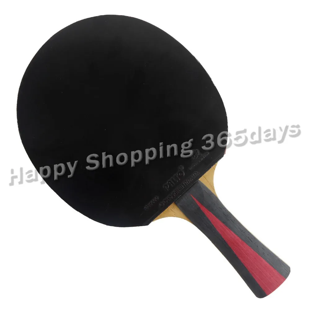 Pro Table Tennis PingPong Combo Racket Palio ENERGY 03 Blade with 2x CJ8000 H40-42 Rubbers Long Shakehand FL