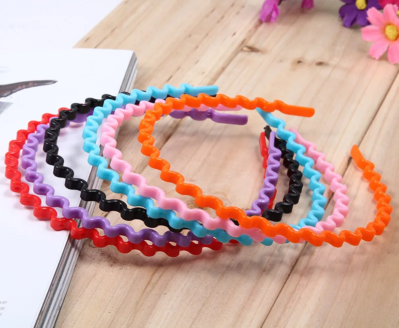 5pcs/lot wave head  kids fashion for Women Girls Hairband Sexy Self Headband party Photo Prop Animal Hair hoop Accessories