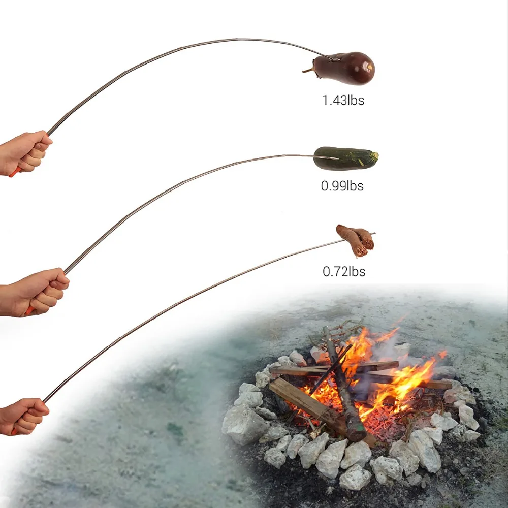thumbnail image 2 of Vigor 34-Inch Marshmallow Roasting Sticks – Smores Kit For Fire Pit, Long Skewers 2 of 4