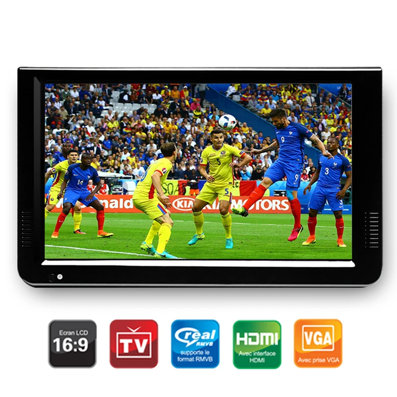 Leadstar 10 インチ DVBT/DVBT2 & アナログ/ATSC ミニ Led HD ポータブルフリービュー車デジタルテレビすべてで 1 HDMI サポート USB SD カードドルビー