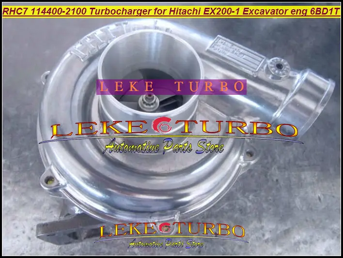 RHC7 1-14400-2100 114400-2100 NH170048 1144002100  Turbo Turbine Turbocharger For HITACHI EX200-1 Excavator Engine 6BD1T 6BD1-T